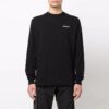 Off-White Men’ s SS22 Caravaggio Arrow Alphabet Long Sleeves Loose Fit Black T-Shirt