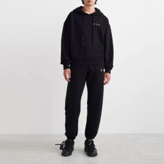 Off-White Men’ s SS22 Caravaggio Painting Printing Hooded Long Sleeves Black Off-White Men’ s SS22 Caravaggio Painting Printing Hooded Long Sleeves Black