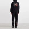 Off-White Men’ s SS22 Caravaggio Painting Printing Hooded Long Sleeves Black