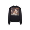 Off-White Men’ s SS22 Character Logo Printing Round Neck Long Sleeves Black