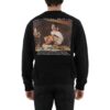 Off-White Men’ s SS22 Character Logo Printing Round Neck Long Sleeves Black
