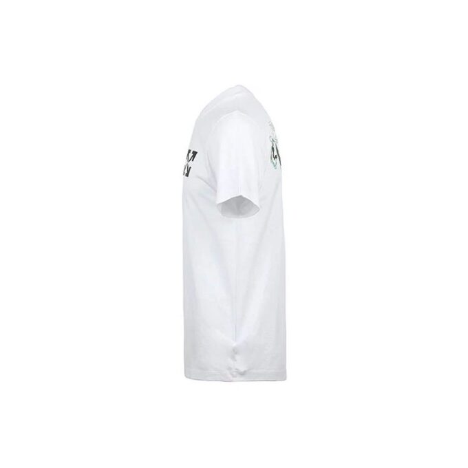 Off-White Men’ s SS22 Chest Classic Arrow Alphabet Printing Short Sleeve White T-Shirt