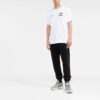 Off-White Men’ s SS22 Chest Classic Arrow Alphabet Printing Short Sleeve White T-Shirt