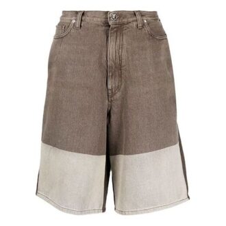 Off-White Men’ s SS22 Colorblock High Waist Casual Denim Shorts Colorblock Off-White Men’ s SS22 Colorblock High Waist Casual Denim Shorts Colorblock