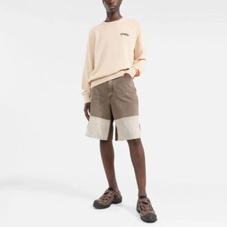 Off-White Men’ s SS22 Colorblock High Waist Casual Denim Shorts Colorblock Off-White Men’ s SS22 Colorblock High Waist Casual Denim Shorts Colorblock