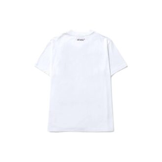 Off-White Men’ s SS22 Elizabeth Printing Round Neck Pullover Short Sleeve White T-Shirt Off-White Men’ s SS22 Elizabeth Printing Round Neck Pullover Short Sleeve White T-Shirt