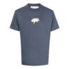 Off-White Men’ s SS22 Gradient Logo Printing Round Neck Short Sleeve Ordinary Version Gray T-Shirt