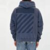 Off-White Men’ s SS22 Gradient Raglan Sleeve Pullover Blue