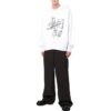 Off-White Men’ s SS22 Graffiti Printing Drawstring Loose Fit White