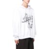Off-White Men’ s SS22 Graffiti Printing Drawstring Loose Fit White