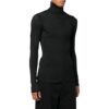 Off-White Men’ s SS22 Helvet Ribbed Slim Fit Wool Sweater Black