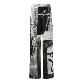 Off-White Men’ s SS22 Ink High Waist Straight Casual Pants/Trousers Loose Fit Off-White Men’ s SS22 Ink High Waist Straight Casual Pants/Trousers Loose Fit