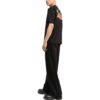 Off-White Men’ s SS22 Logo Alphabet Printing Short Sleeve Black T-Shirt