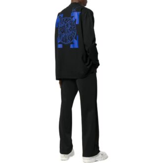 Off-White Men’ s SS22 Logo Arrow Printing Half Turtleneck Long Sleeves Black T-Shirt Off-White Men’ s SS22 Logo Arrow Printing Half Turtleneck Long Sleeves Black T-Shirt