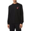 Off-White Men’ s SS22 Logo Arrow Printing Round Neck Pullover Long Sleeves Version Black