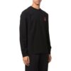 Off-White Men’ s SS22 Logo Arrow Printing Round Neck Pullover Long Sleeves Version Black