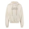 Off-White Men’ s SS22 Logo Embroidered Cotton Hooded Long Sleeves Version Khaki
