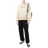 Off-White Men’ s SS22 Logo Embroidered Cotton Hooded Long Sleeves Version Khaki