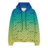 Off-White Men’ s SS22 Logo Full Print Gradient Loose Fit Pullover Gradient