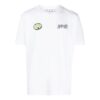 Off-White Men’ s SS22 Logo Pattern Printing Short Sleeve White T-Shirt