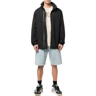 Off-White Men’ s SS22 Logo Pattern Round Neck Short Sleeve Version White T-Shirt