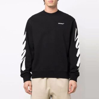 Off-White Men’ s SS22 Logo Printing Round Neck Black Off-White Men’ s SS22 Logo Printing Round Neck Black