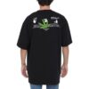 Off-White Men’ s SS22 Logo Printing Round Neck Pullover Short Sleeve Loose Fit Black T-Shirt