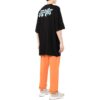 Off-White Men’ s SS22 Logo Printing Round Neck Short Sleeve Black T-Shirt