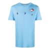 Off-White Men’ s SS22 Logo Printing Short Sleeve Blue T-Shirt