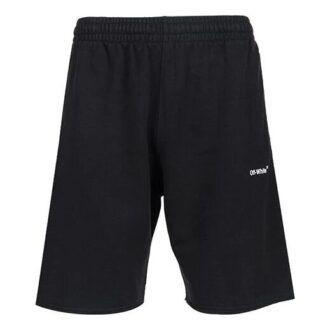 Off-White Men’ s SS22 Logo Printing Sports Shorts Version Black Off-White Men’ s SS22 Logo Printing Sports Shorts Version Black