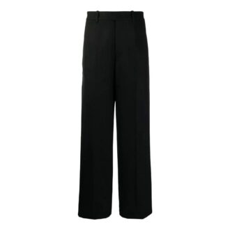 Off-White Men’ s SS22 Mid Waist Solid Color Straight Casual Pants/Trousers Version Black Off-White Men’ s SS22 Mid Waist Solid Color Straight Casual Pants/Trousers Version Black