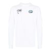 Off-White Men’ s SS22 Minimalistic Graffiti Printing Long Sleeves Version White T-Shirt