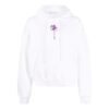 Off-White Men’ s SS22 Pattern Printing Hooded Long Sleeves Pullover Version White