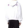 Off-White Men’ s SS22 Pattern Printing Hooded Long Sleeves Pullover Version White