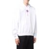 Off-White Men’ s SS22 Pattern Printing Hooded Long Sleeves Pullover Version White