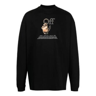 Off-White Men’ s SS22 Pattern Printing Long Sleeves Version Black Off-White Men’ s SS22 Pattern Printing Long Sleeves Version Black