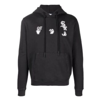Off-White Men’ s SS22 Printing Hooded Long Sleeves Version Black Off-White Men’ s SS22 Printing Hooded Long Sleeves Version Black