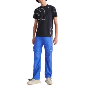 Off-White Men’ s SS22 Printing Lacing Casual Pants/Trousers Blue Off-White Men’ s SS22 Printing Lacing Casual Pants/Trousers Blue
