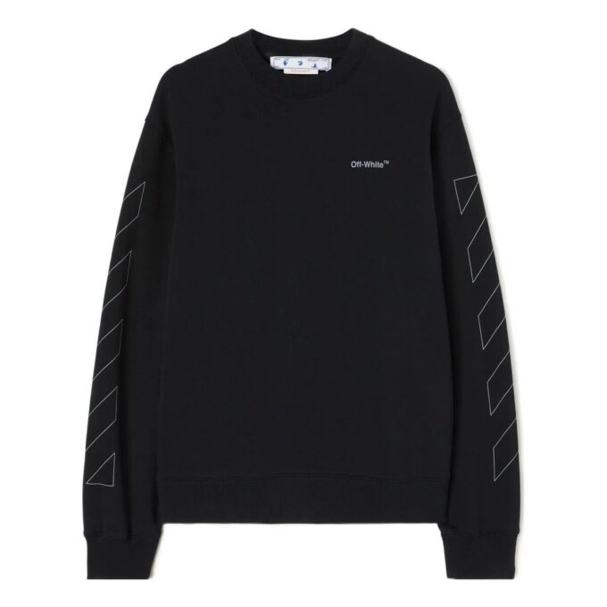 Off-White Men’ s SS22 Printing Round Neck Black