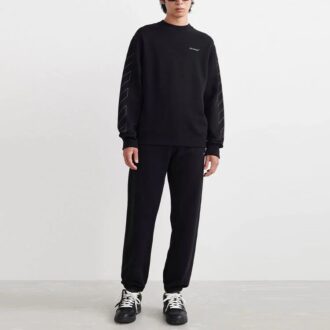 Off-White Men’ s SS22 Printing Round Neck Black Off-White Men’ s SS22 Printing Round Neck Black
