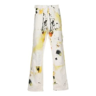 Off-White Men’ s SS22 Printing Straight Casual Pants/Trousers Loose Fit Off-White Men’ s SS22 Printing Straight Casual Pants/Trousers Loose Fit