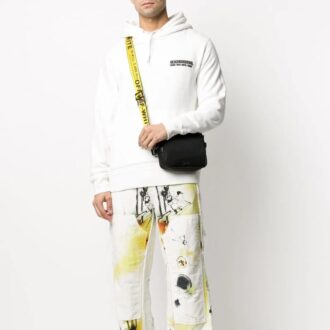 Off-White Men’ s SS22 Printing Straight Casual Pants/Trousers Loose Fit Off-White Men’ s SS22 Printing Straight Casual Pants/Trousers Loose Fit