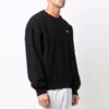 Off-White Men’ s SS22 Round Neck Pullover Arrow Pattern Printing Loose Fit Black