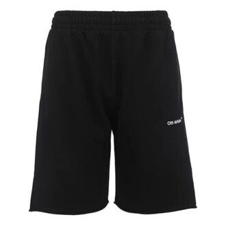 Off-White Men’ s SS22 Side Logo Arrow Printing Shorts Loose Fit Black Off-White Men’ s SS22 Side Logo Arrow Printing Shorts Loose Fit Black