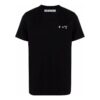 Off-White Men’ s SS22 Solid Color Alphabet Logo Printing Round Neck Short Sleeve Version Black T-Shirt