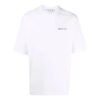 Off-White Men’ s SS22 Solid Color Alphabet Logo Printing Short Sleeve Version White T-Shirt