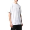 Off-White Men’ s SS22 Solid Color Arrow Logo Printing Round Neck Short Sleeve Loose Fit White T-Shirt