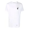 Off-White Men’ s SS22 Solid Color Chest Logo Printing Short Sleeve Version White T-Shirt