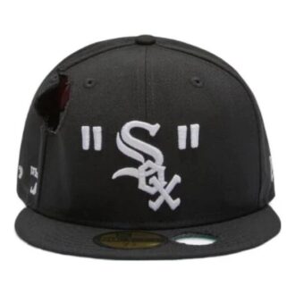Off-White Men’ s x MLB x New Era Crossover Hole Wool Black Cap Off-White Men’ s x MLB x New Era Crossover Hole Wool Black Cap