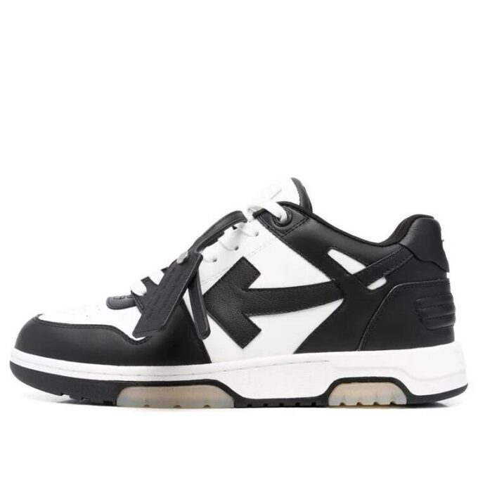 Out Of Office Low-Top Sneakers “White Black”